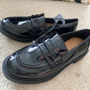 NWOT! Time and Tru Patent Leather Penny Loafers